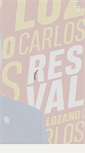 Mobile Screenshot of carloslozano.com